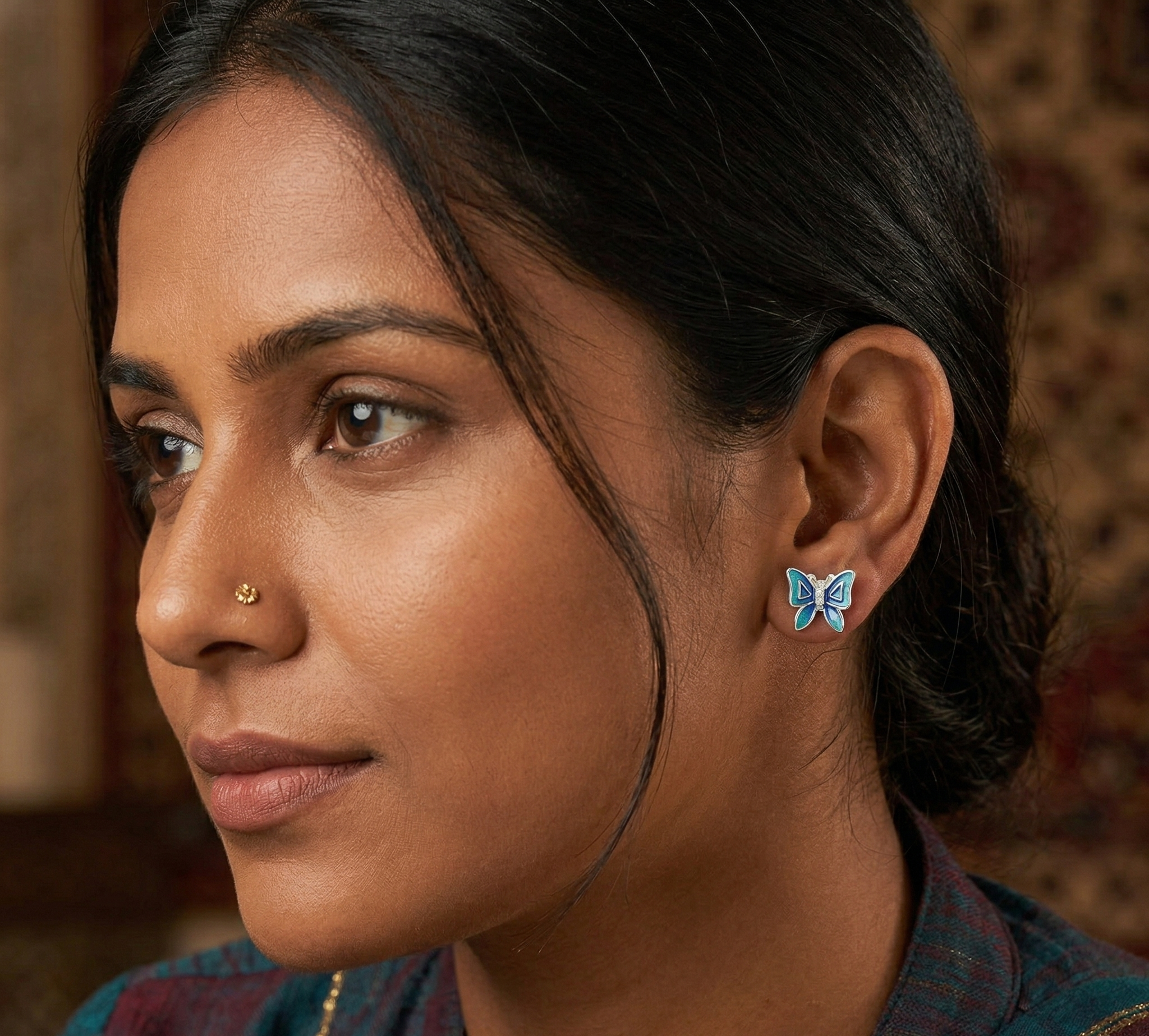 Full Butterfly Earrings