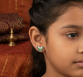 Green Buterfly Earrings