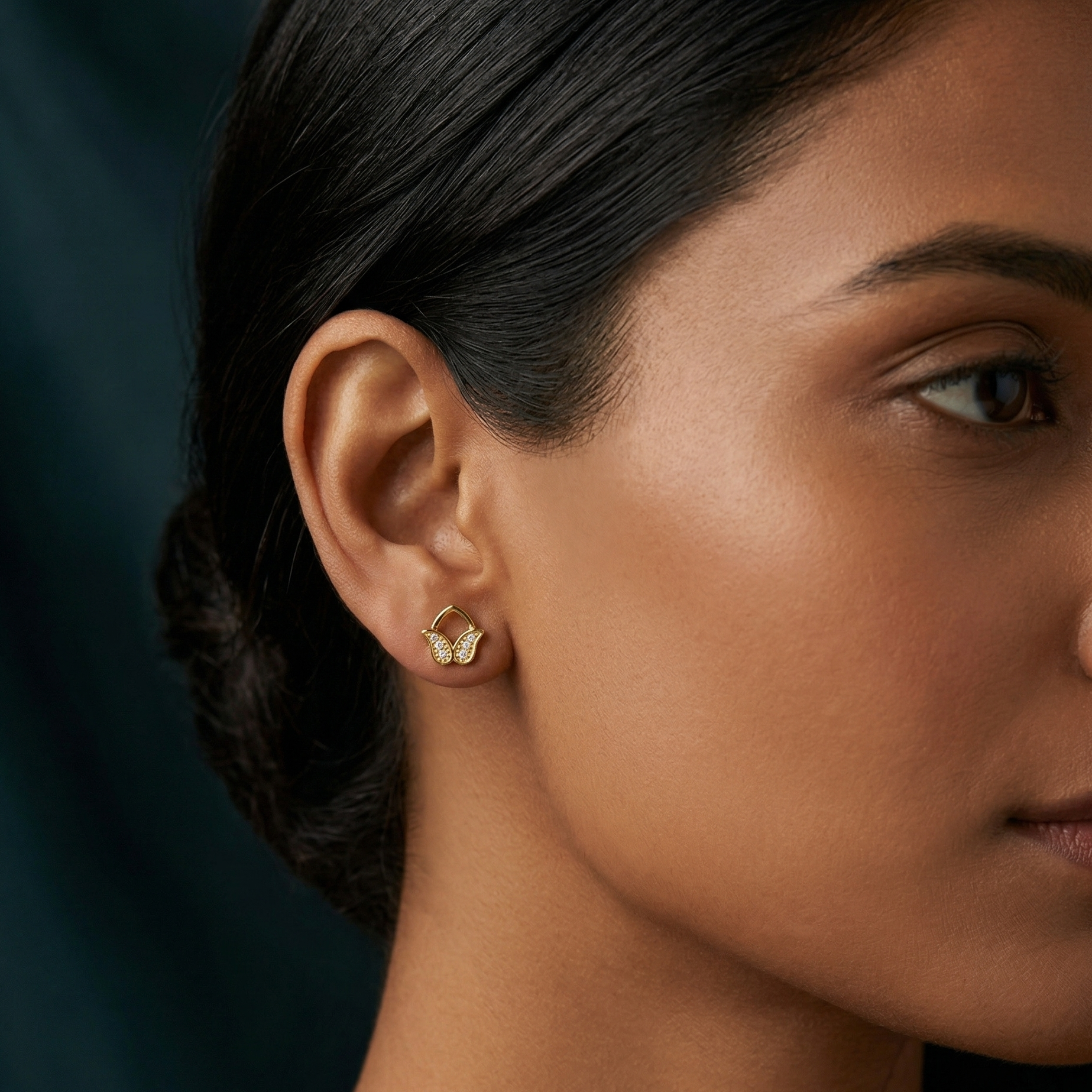Double Leaf Earring