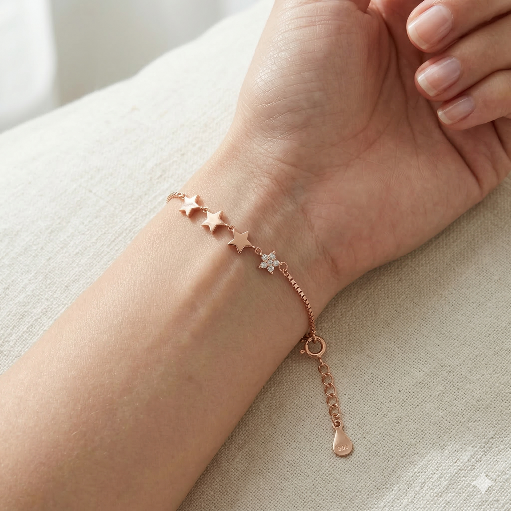 Star Stone Rosegold Bracelet