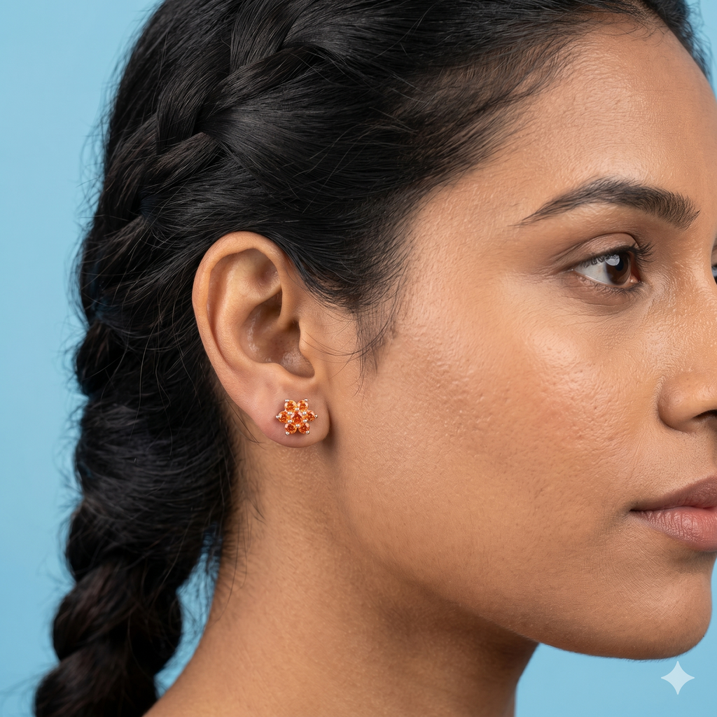 Sunset Flora Accents earrings