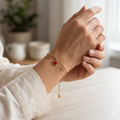 Red Star Charms Rosegold Bracelet