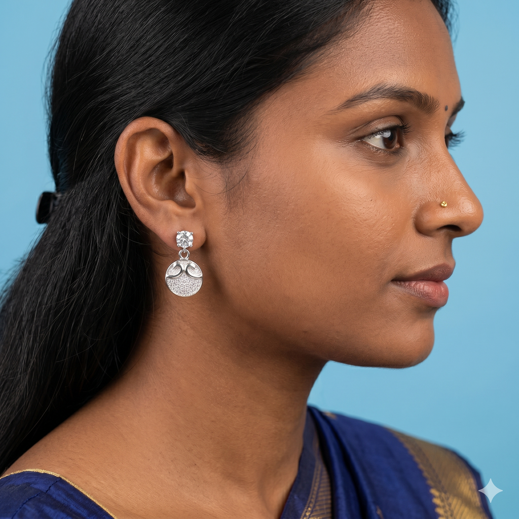 Celestial Wave Drops earrings