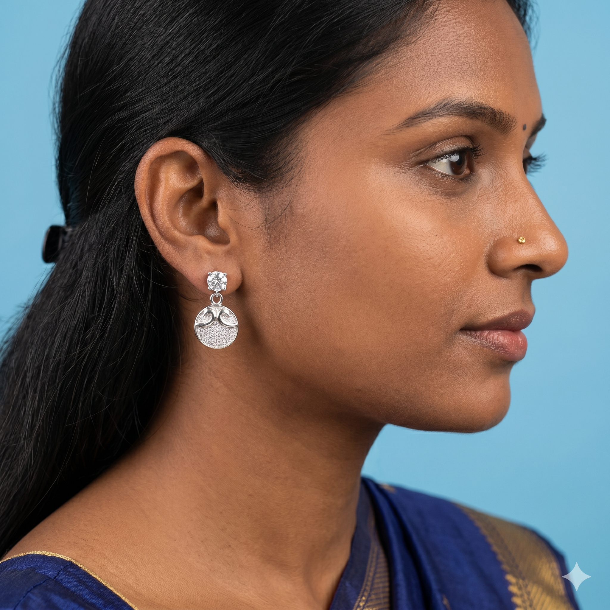 Celestial Wave Drops earrings