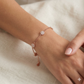 Multistone Rosegold Bracelet