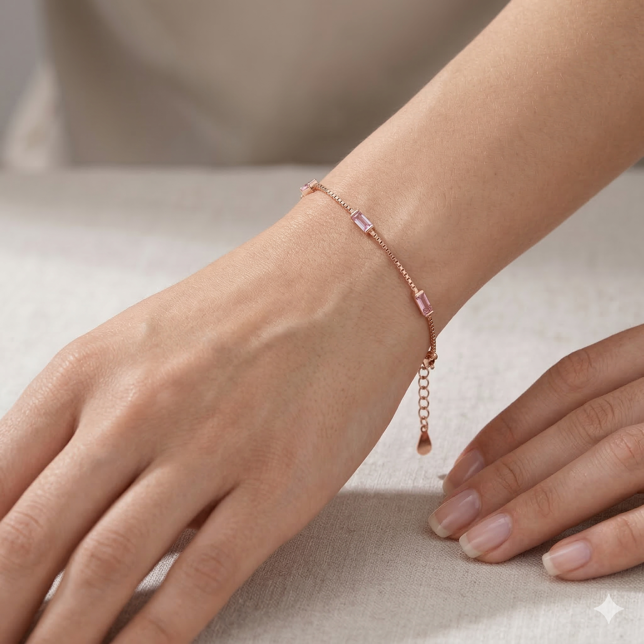 Beads Rosegold Bracelet
