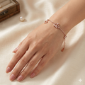 Hanging charm crown Bracelet