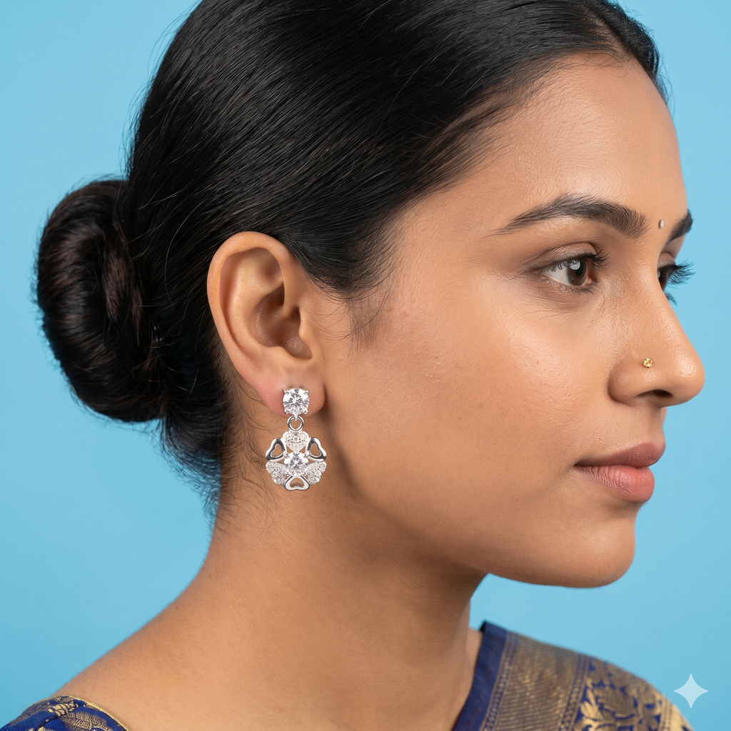 Prism Petal Drops earrings