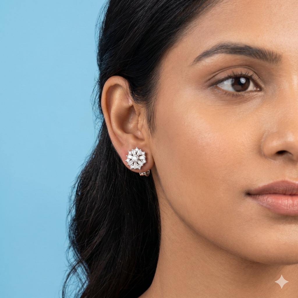 Imperial Sunburst Studs earrings