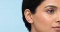 Triangle pink Stone Stud
