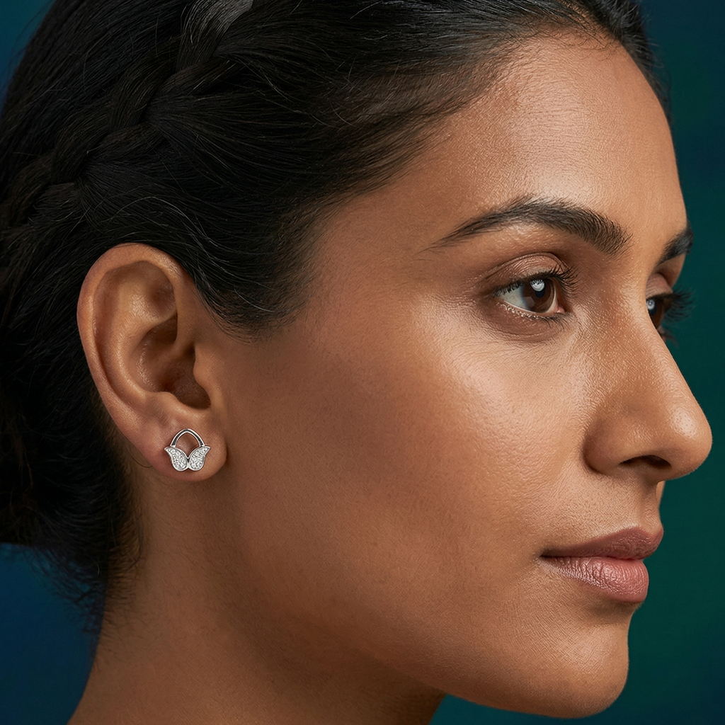 Double Leaf Earring