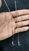 Rhodium Anklet