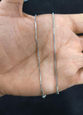 Rhodium Anklet