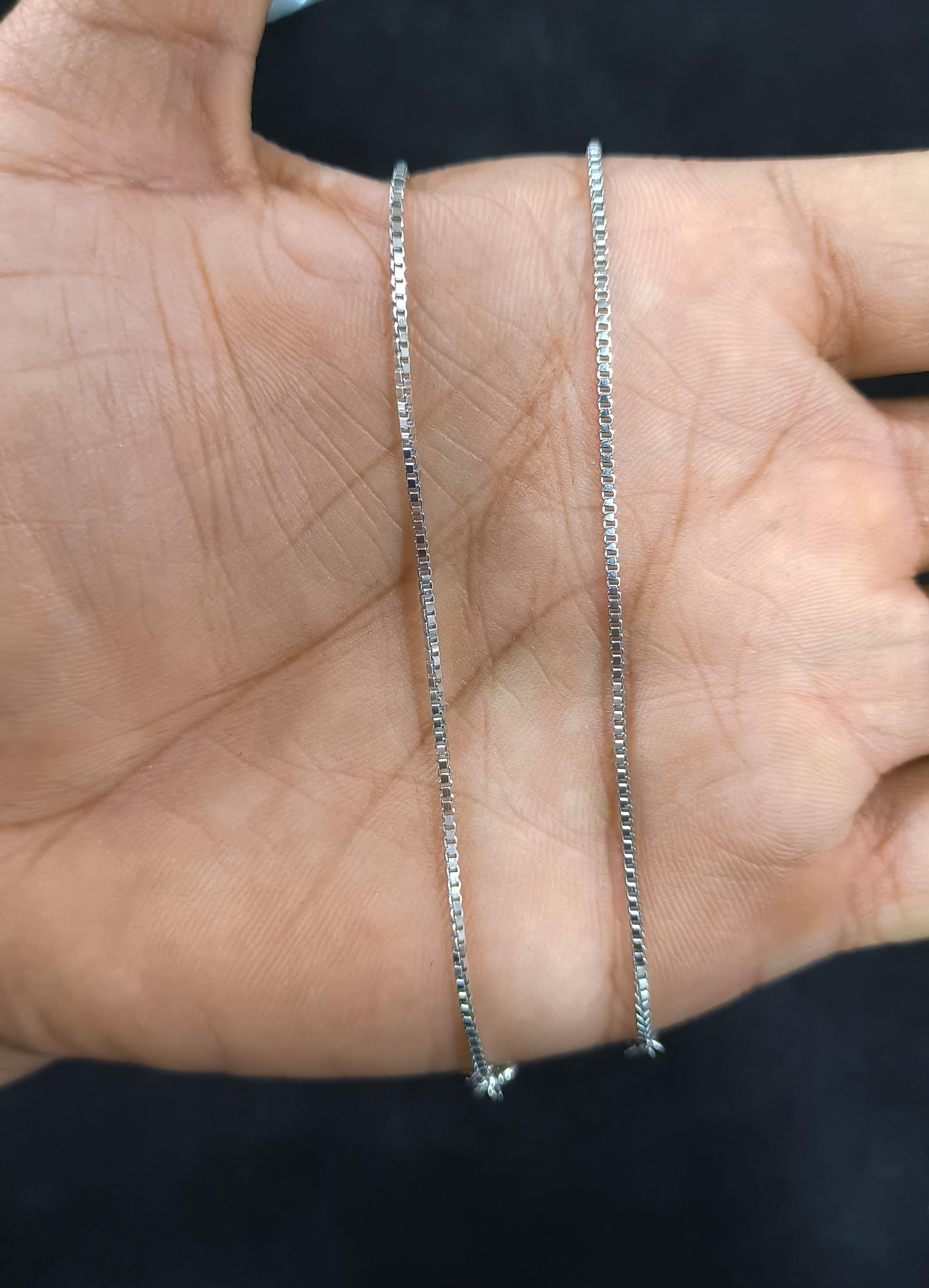 Rhodium Anklet