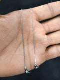 Rhodium Anklet