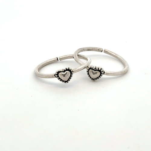 Antique heart shaped Toe ring