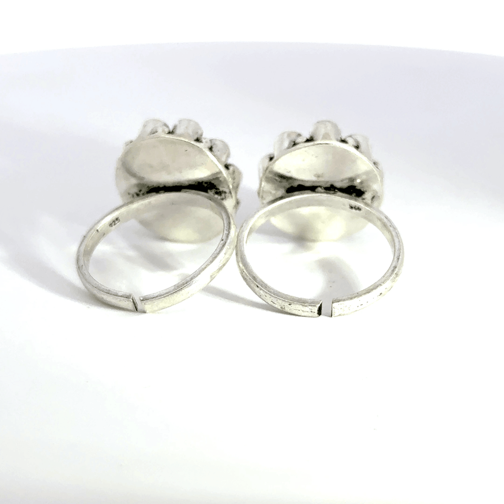 Antique Stone ToeRings