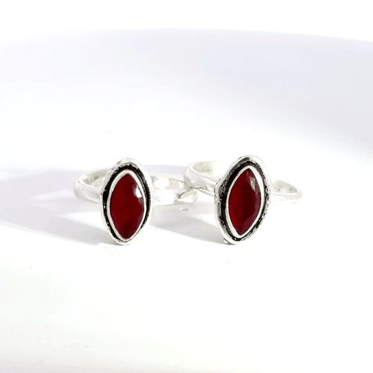 Antique Stone ToeRings