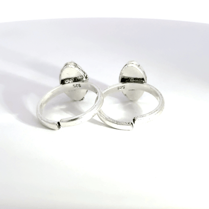 Antique Stone ToeRings
