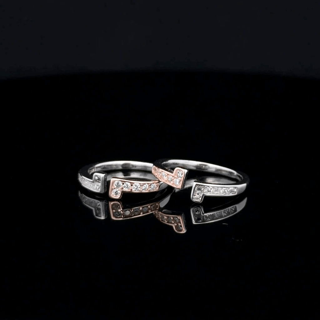 Interlocking L-Shape Toe Ring