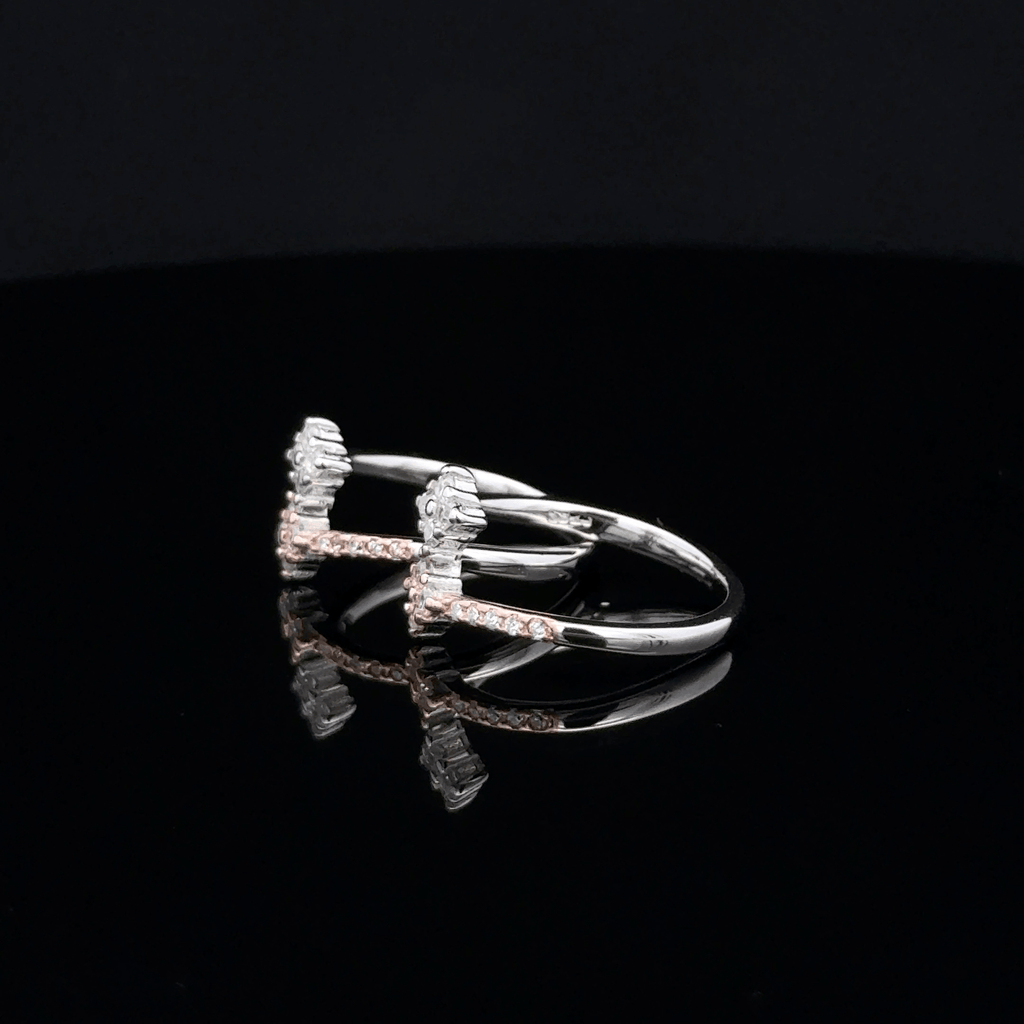 Star-Terminal Crossover Toe Rings