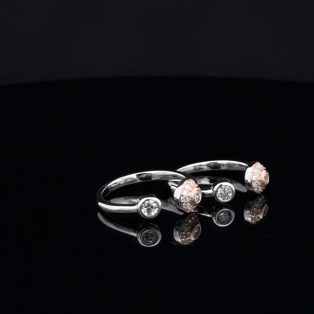 Tiered Halo toerings