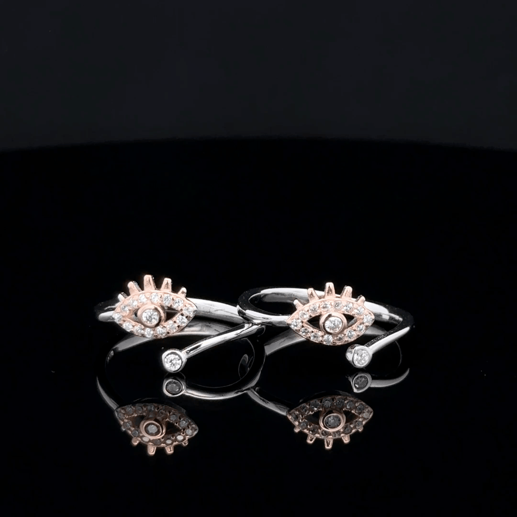 Evil eye toerings