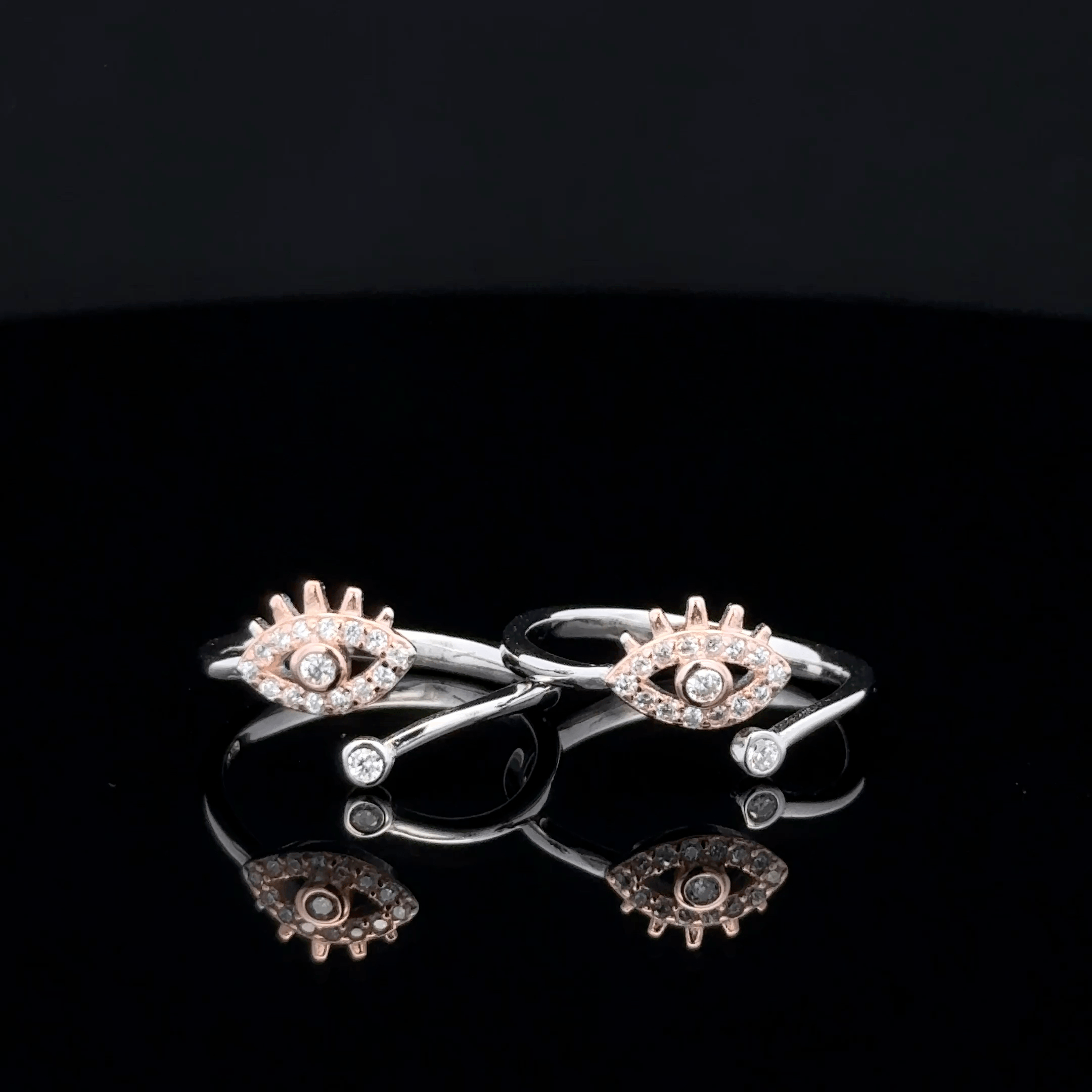 Evil eye toerings