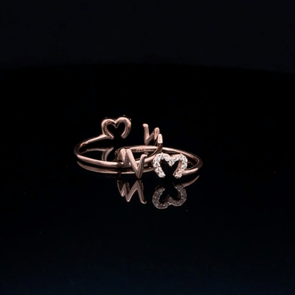 Heart Beat Toe-Ring