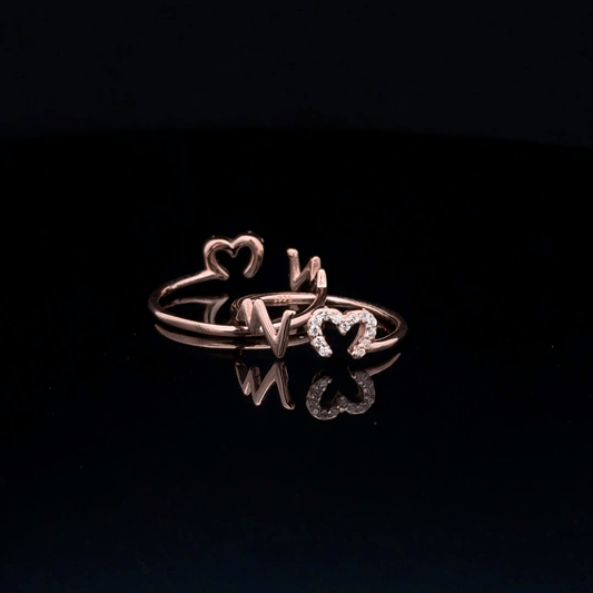Heart Beat Toe-Ring