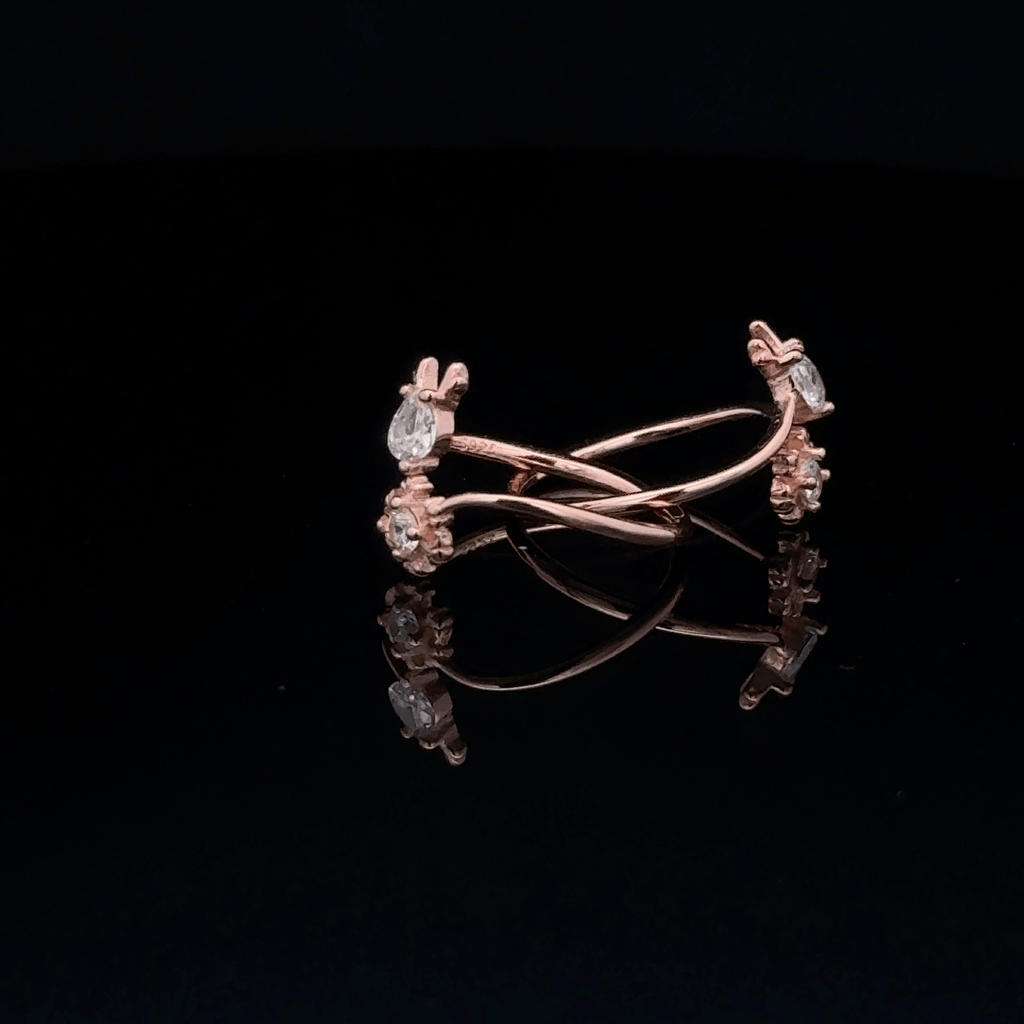 Deer Single Stone Toerings