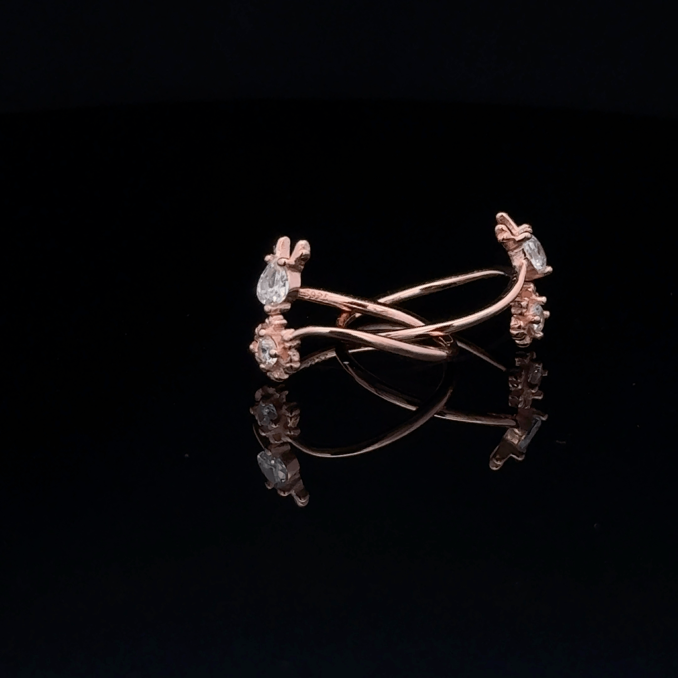 Deer Single Stone Toerings