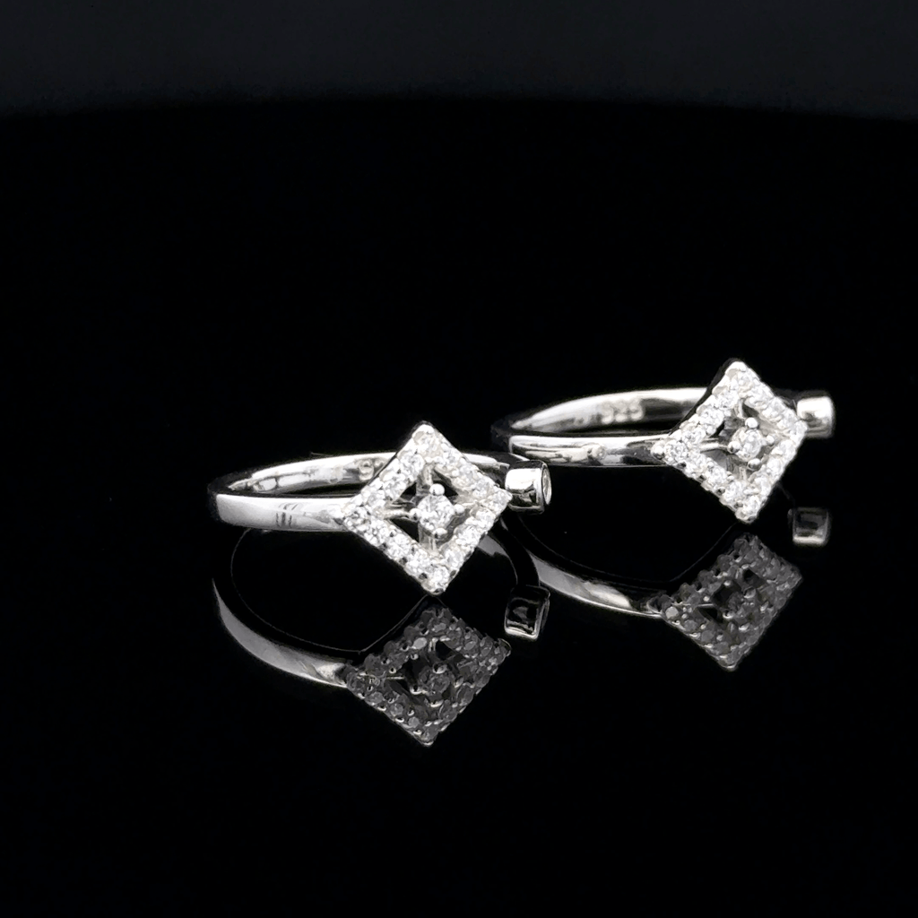 Geometric Rhombus Toe Rings