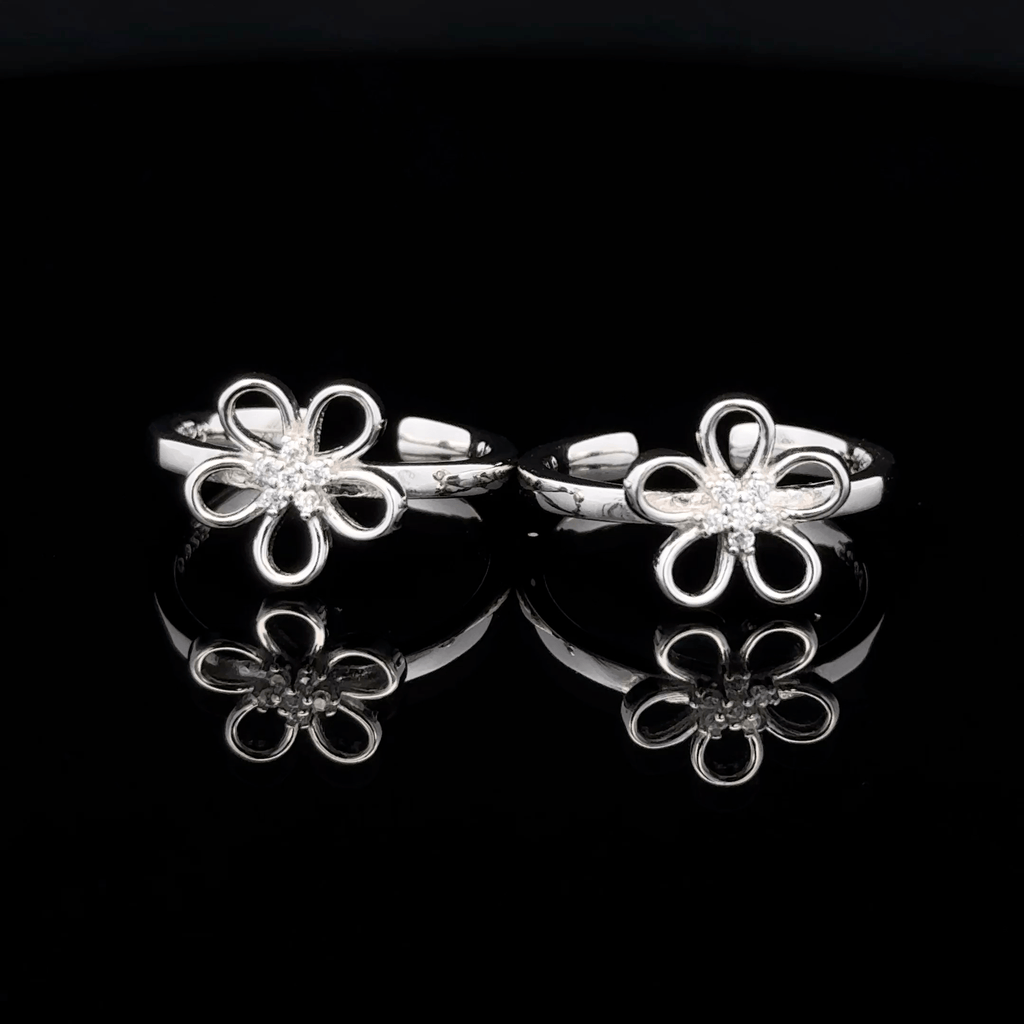 Flower toerings