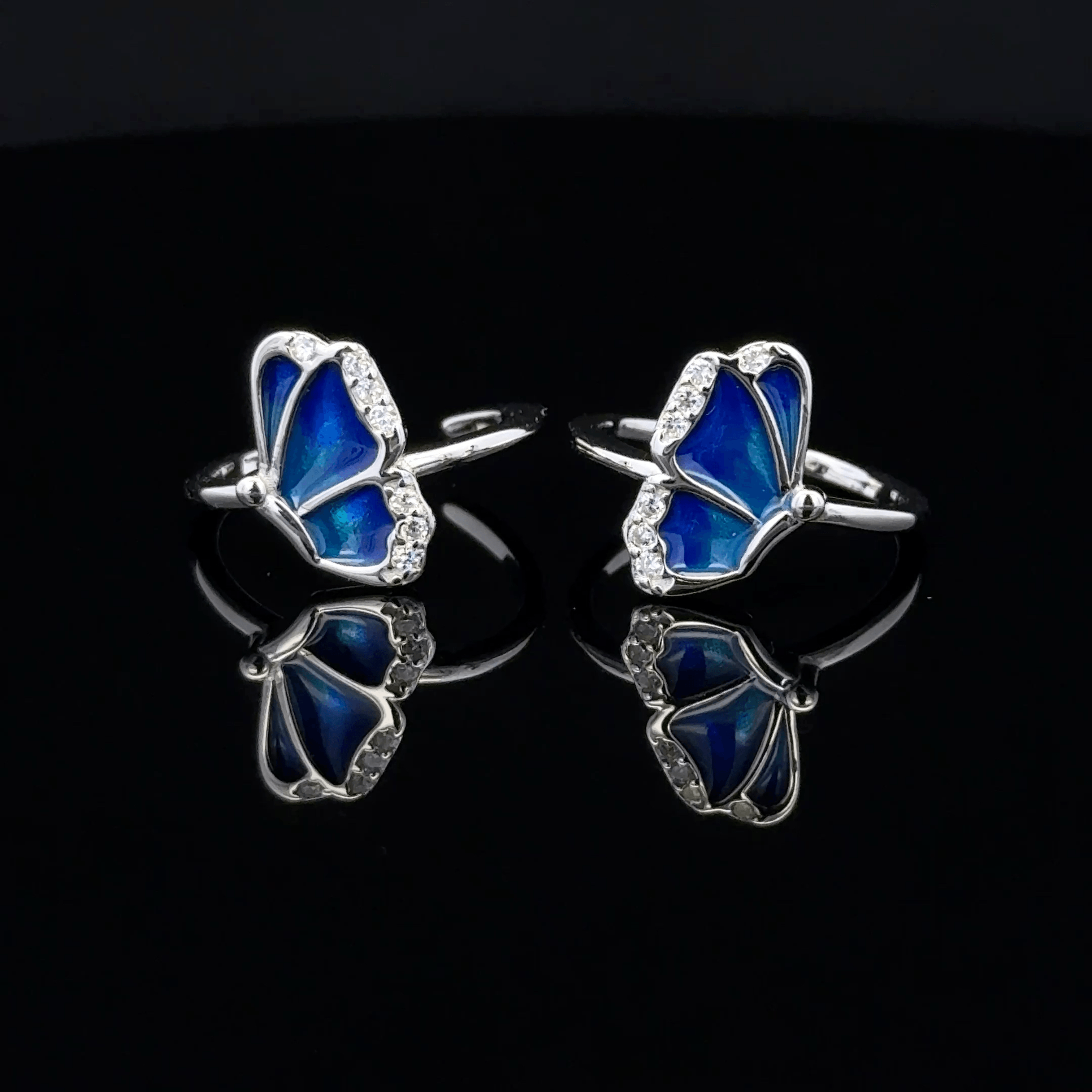 Half Butterfly toerings