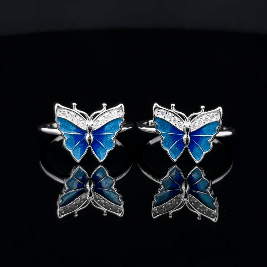 Butterfly toerings