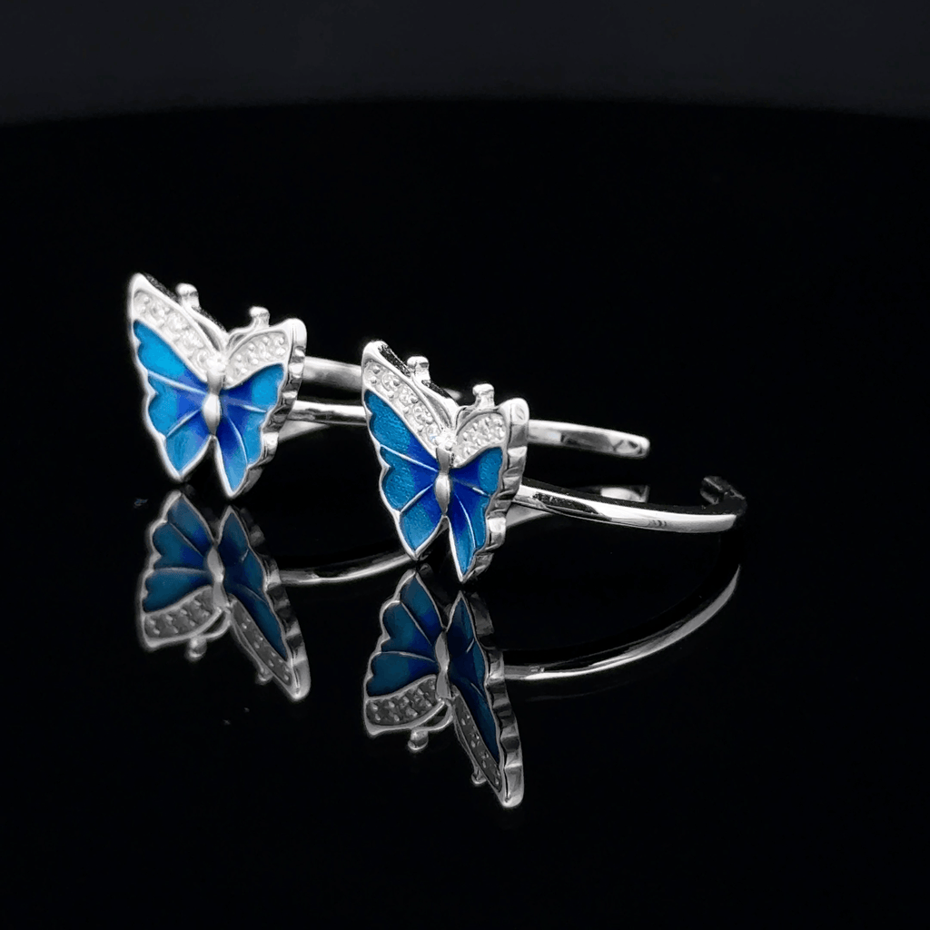 Butterfly toerings
