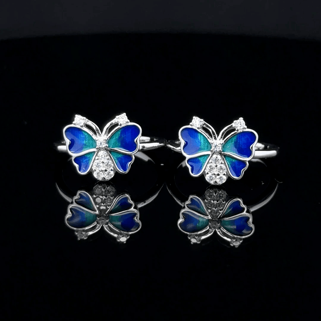 Butterfly toerings