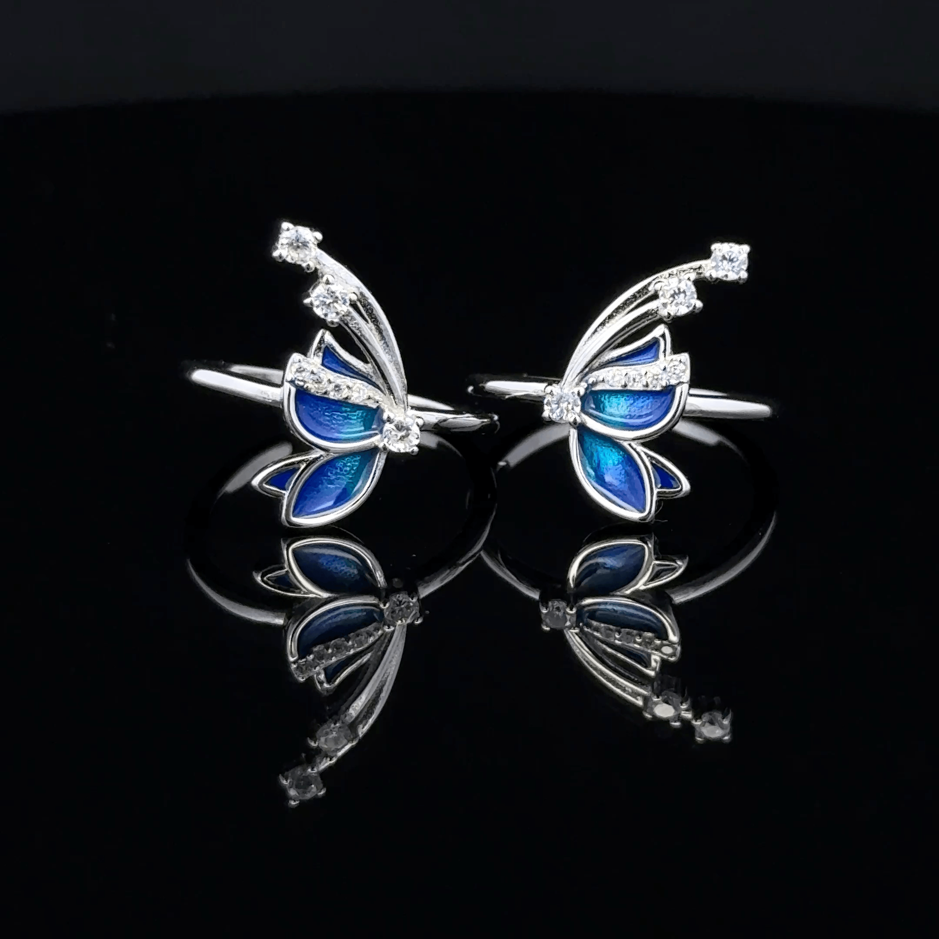 Half Butterfly toerings