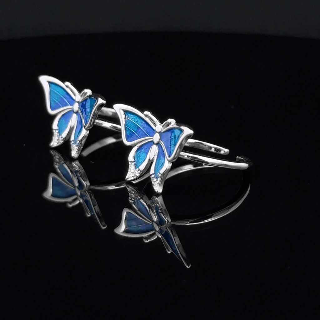 Butterfly toerings