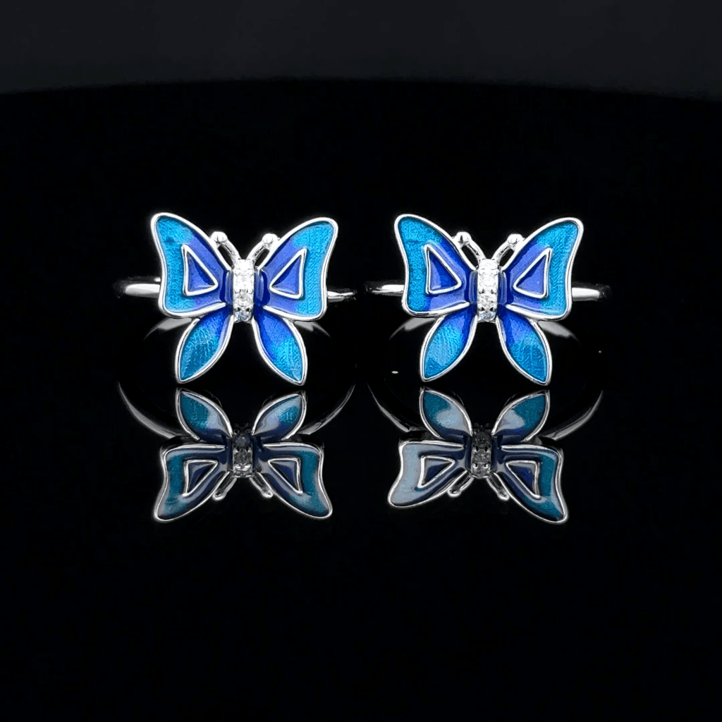 Butterfly toerings