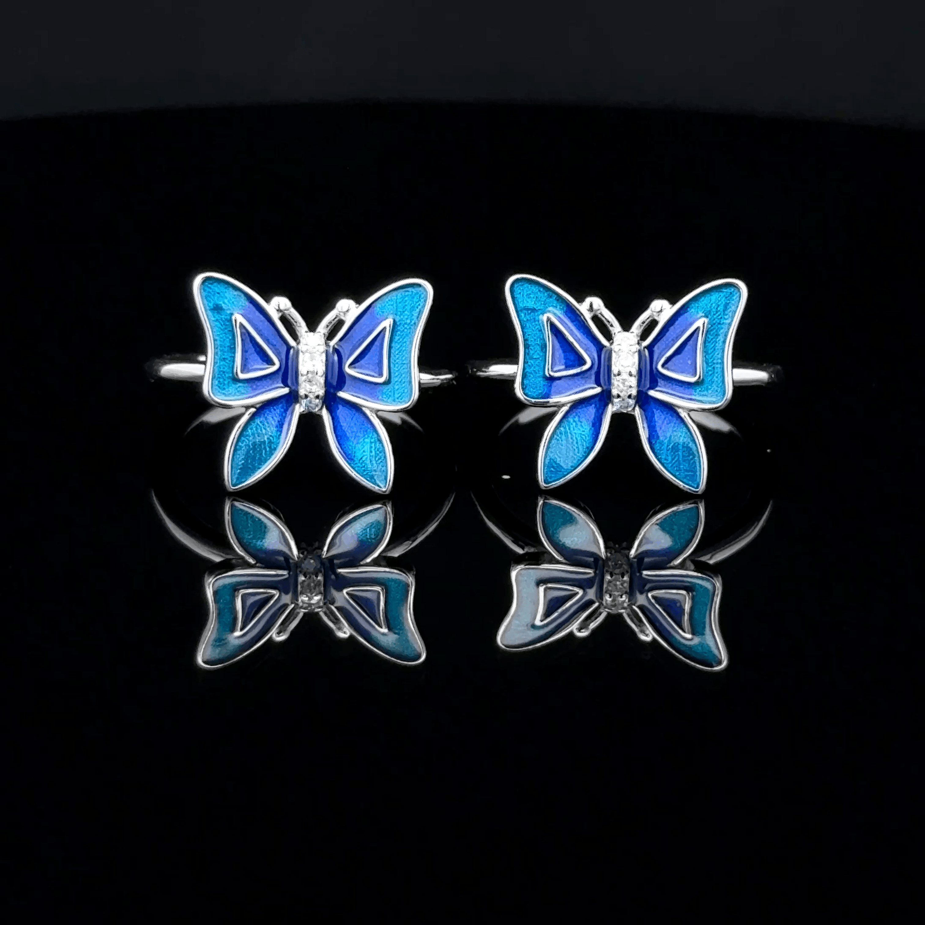 Butterfly toerings
