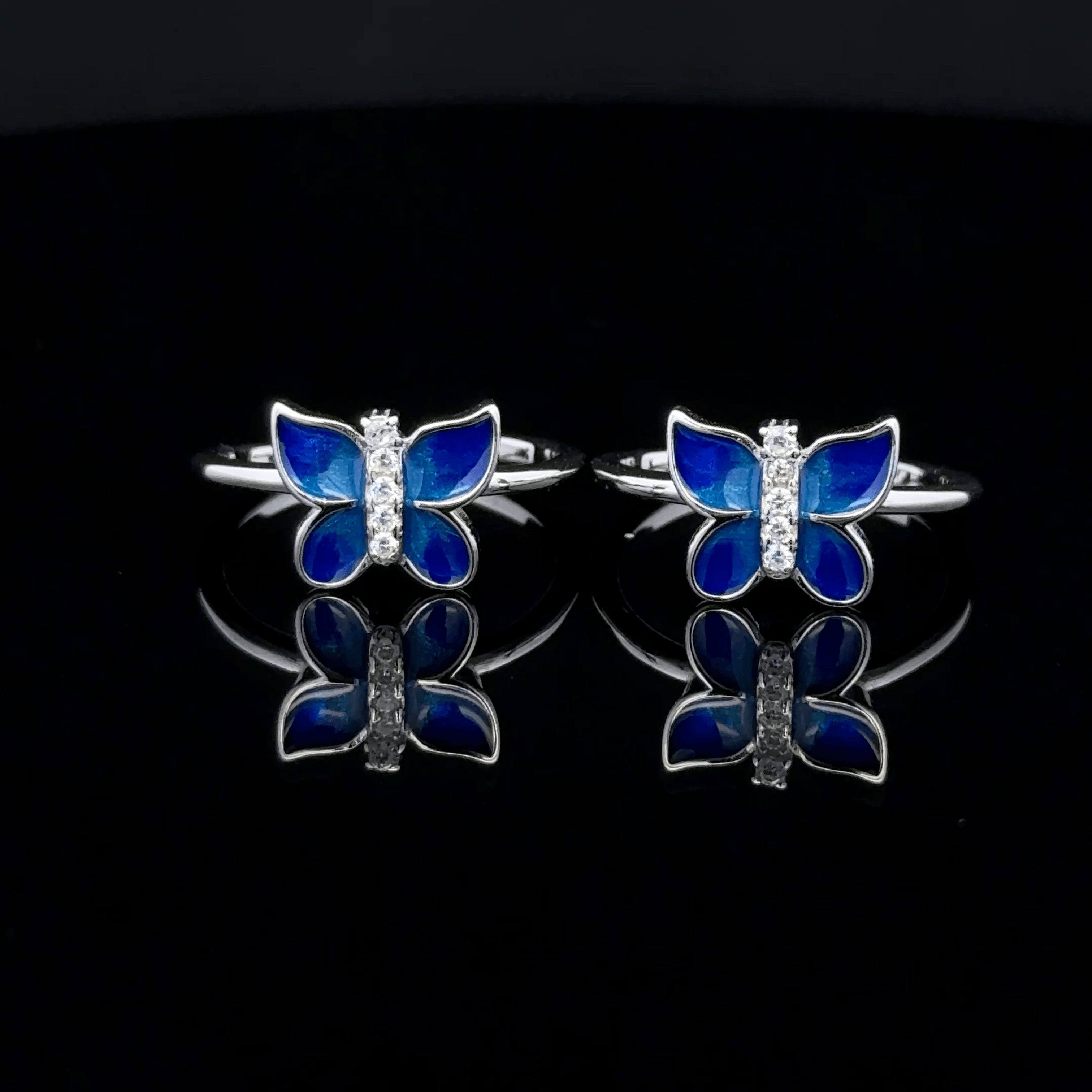 Butterfly toerings