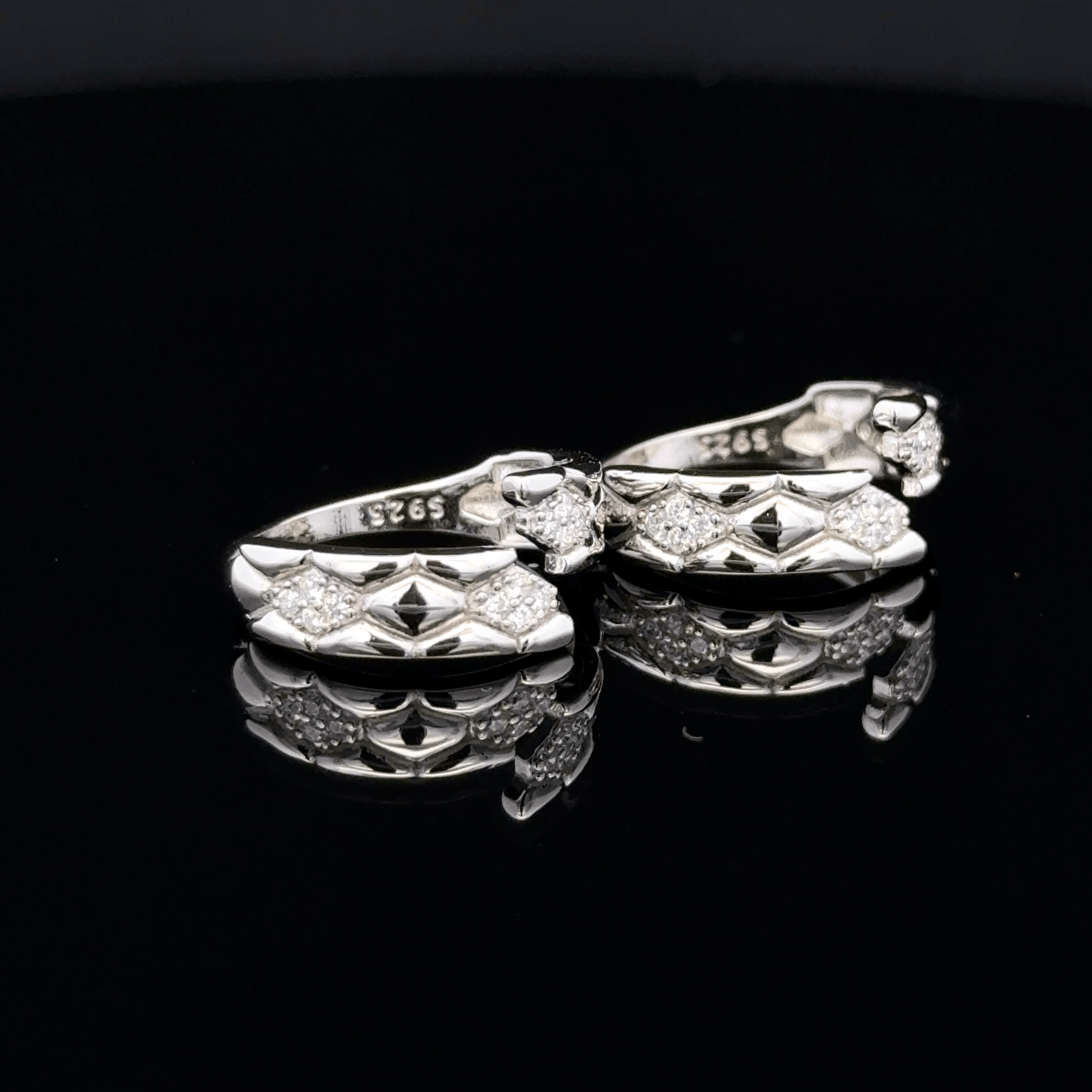 Snake Scale Bypass Toe Rings