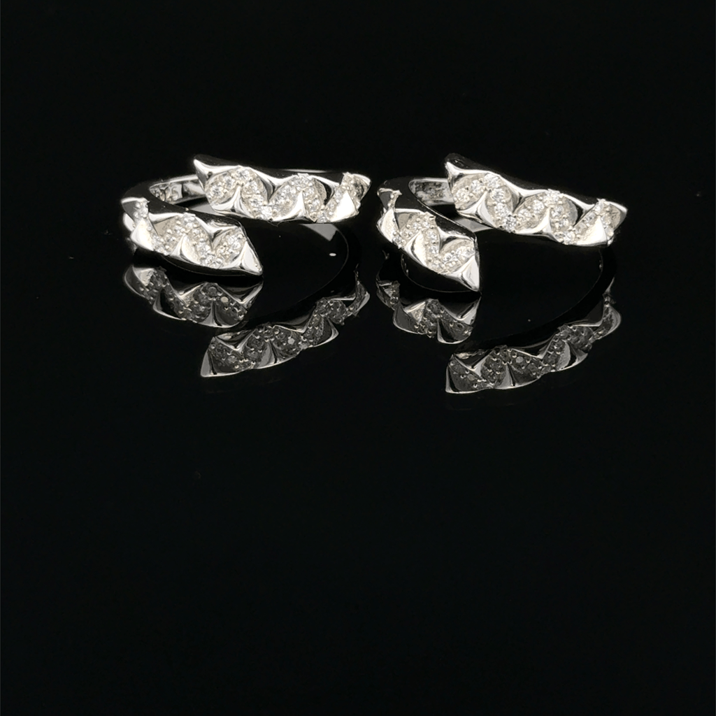 Zigzag Geometric Bypass Toe Rings