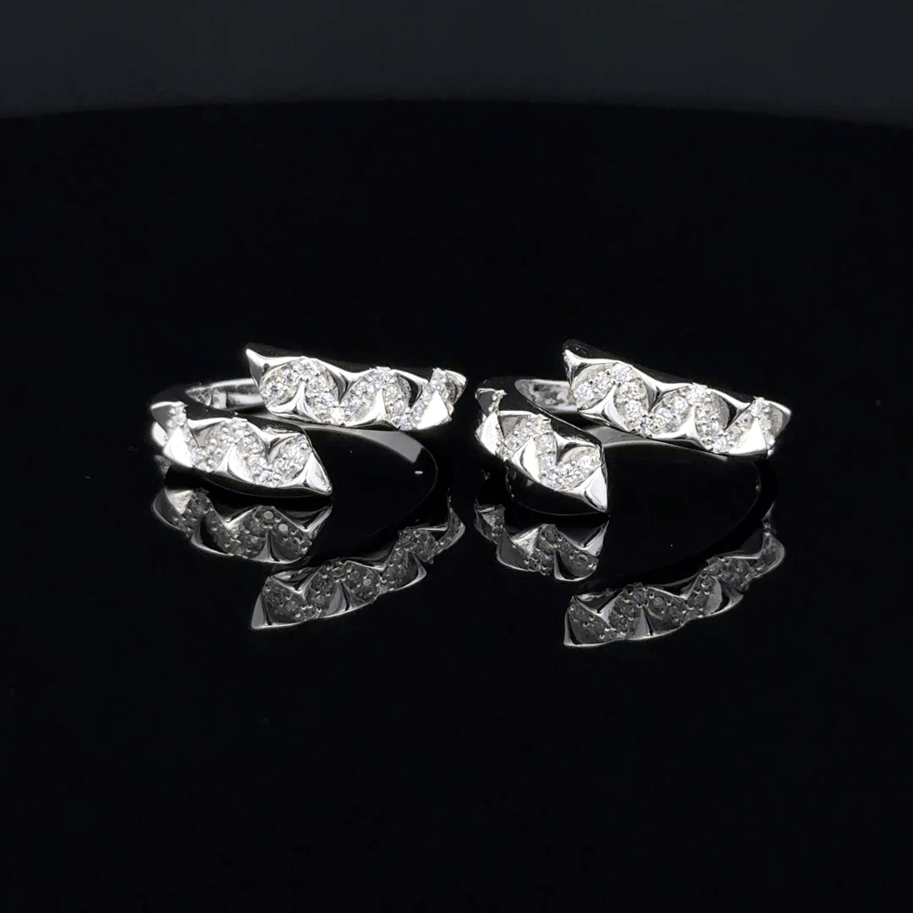 Zigzag Geometric Bypass Toe Rings