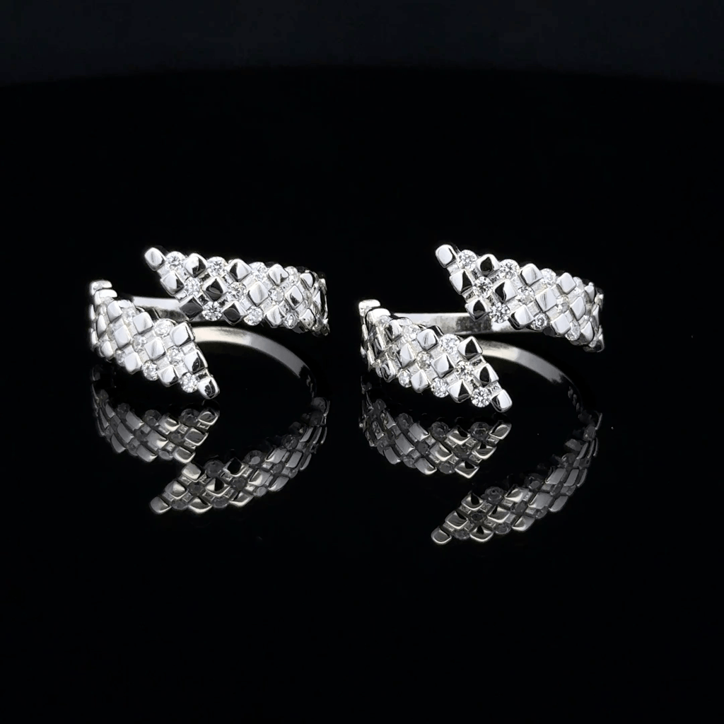 Textured Geometric Wrap Toe Rings