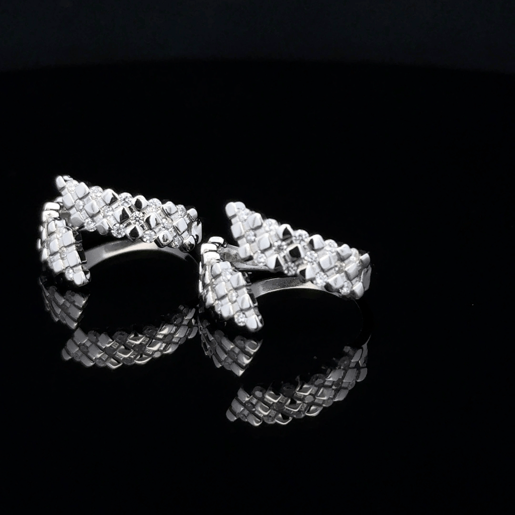 Textured Geometric Wrap Toe Rings