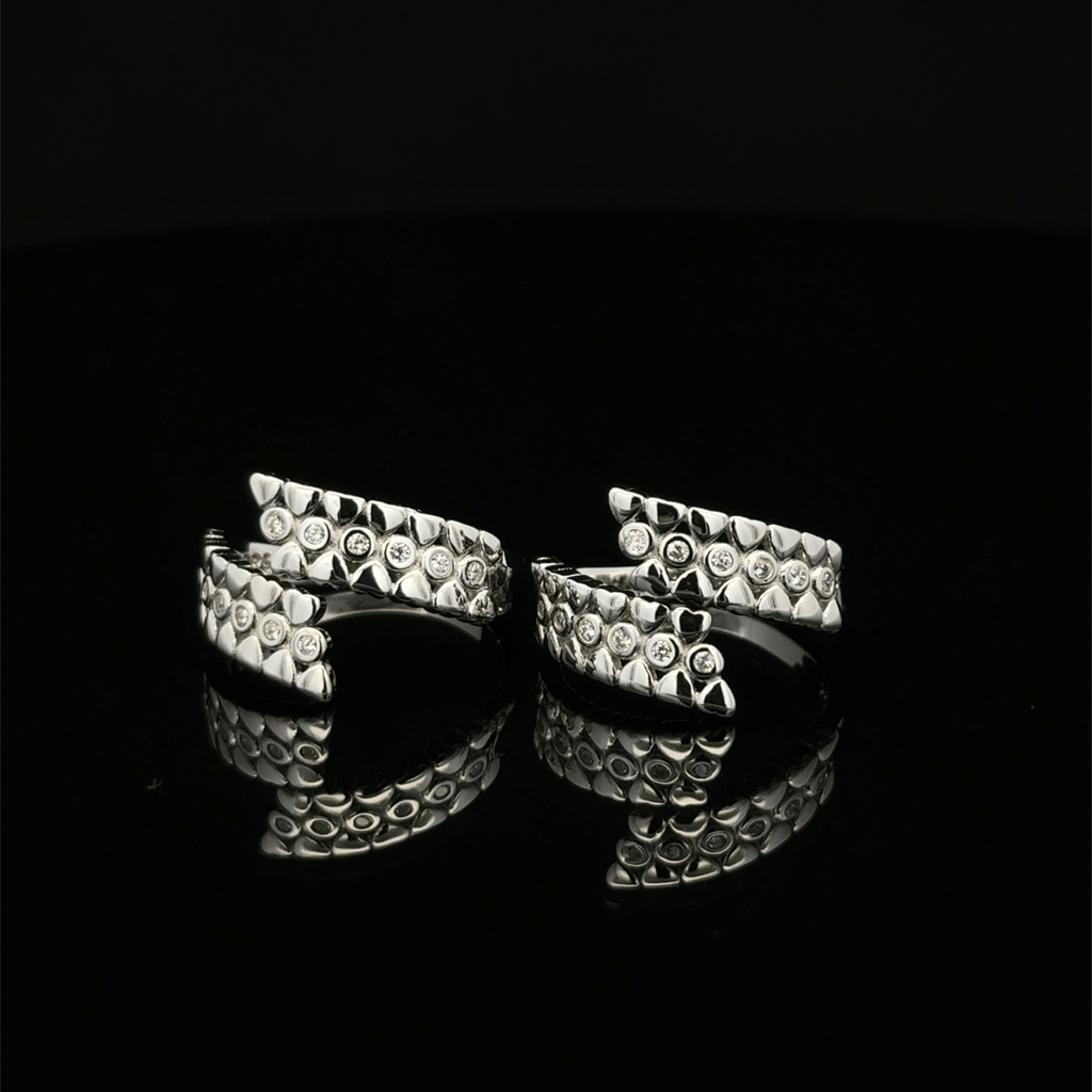 Heart-Patterned Wrap Toe Rings