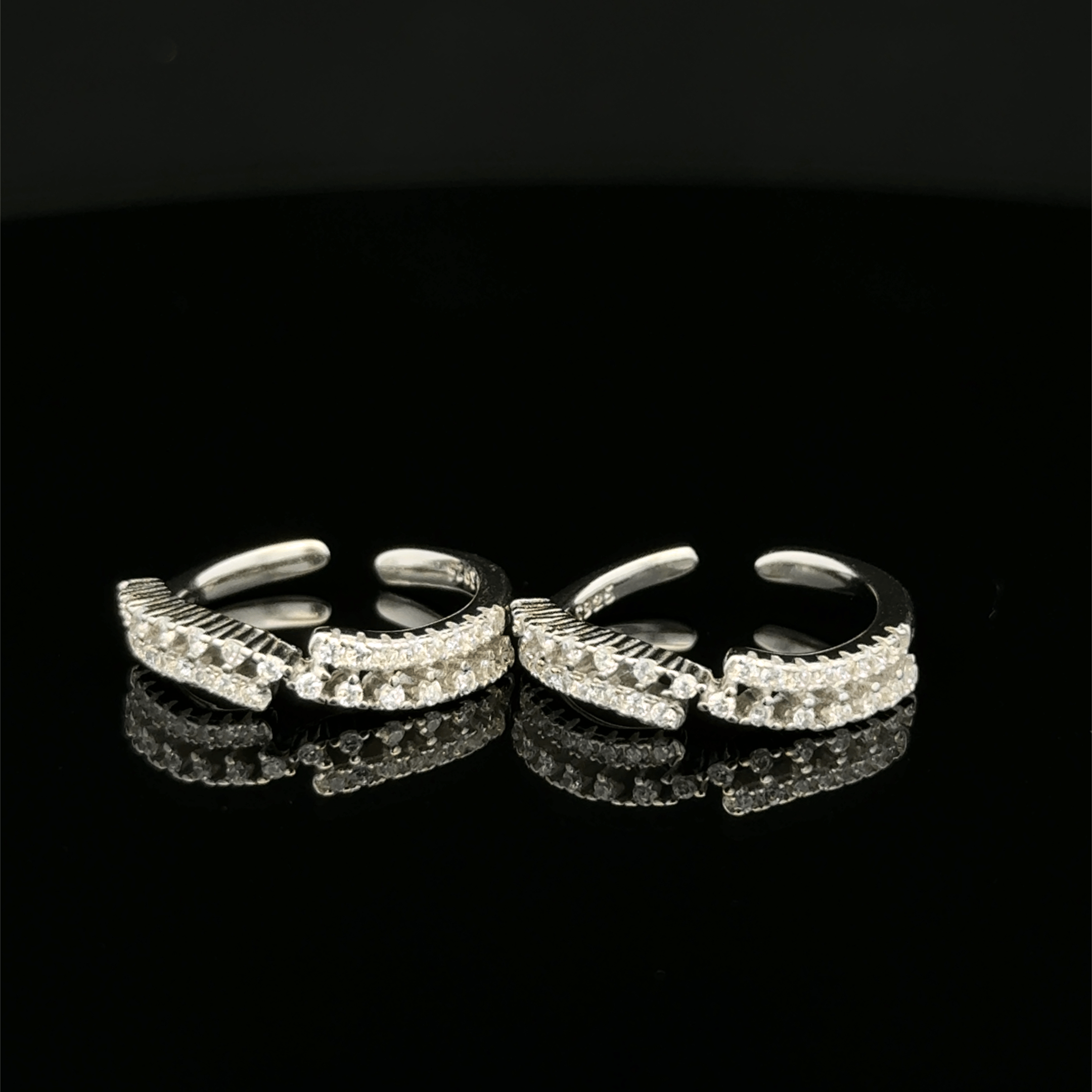 Parallel Band Toe Ring